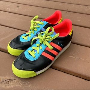 Adidas Samoa Sneakers Black with Multicolor Details limited edition size 7